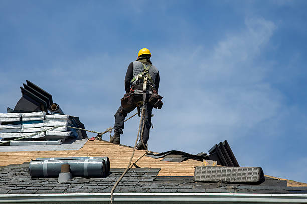 Professional Roof Installation technician working in Byron, MI
